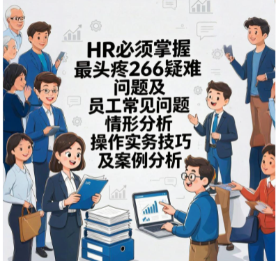《HR必须掌握最头疼266疑难问题及员工常见问题情形分析操作实务技巧及案例分析》