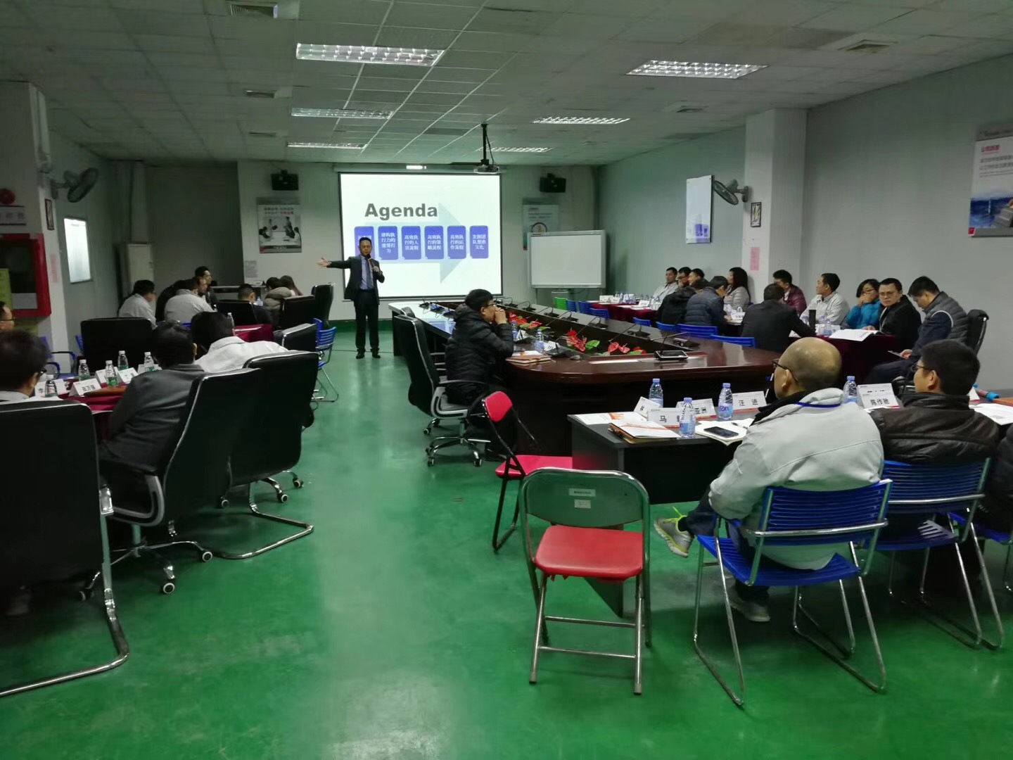 2018年2月1号-台湾刘成熙老师为深圳市创世纪机械有限公司授课高效执行力