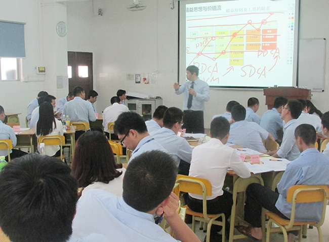 信利半导体有限公司vsm价值流图分析改善培训圆满结束【陈晓亮老师培训案例】