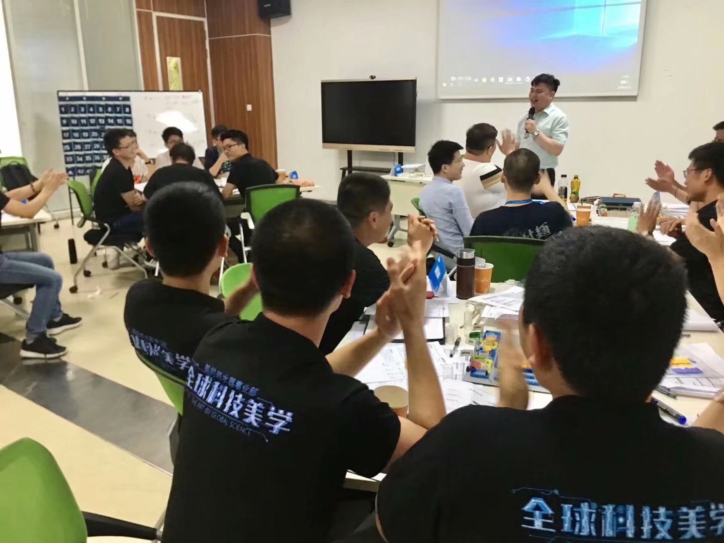 沙盘资深研究专家王悦宇老师，再次受邀为美的集团，讲授《营销管理沙盘模拟》课程