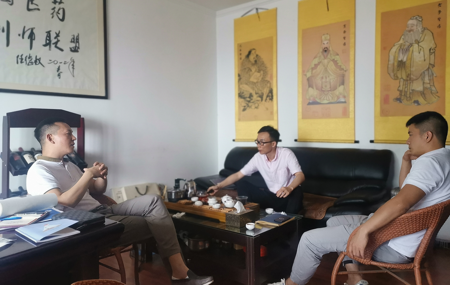 齐耀老师亲临平周堂健康落地服务