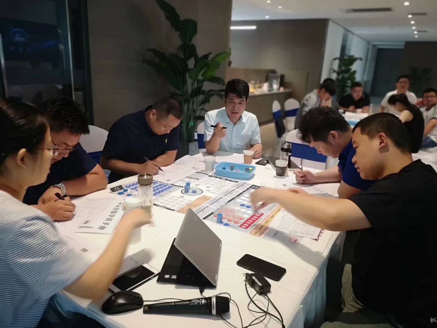 中国沙盘讲师联盟受邀为 北京中环信环保集团，讲授《市场营销沙盘模拟》课程