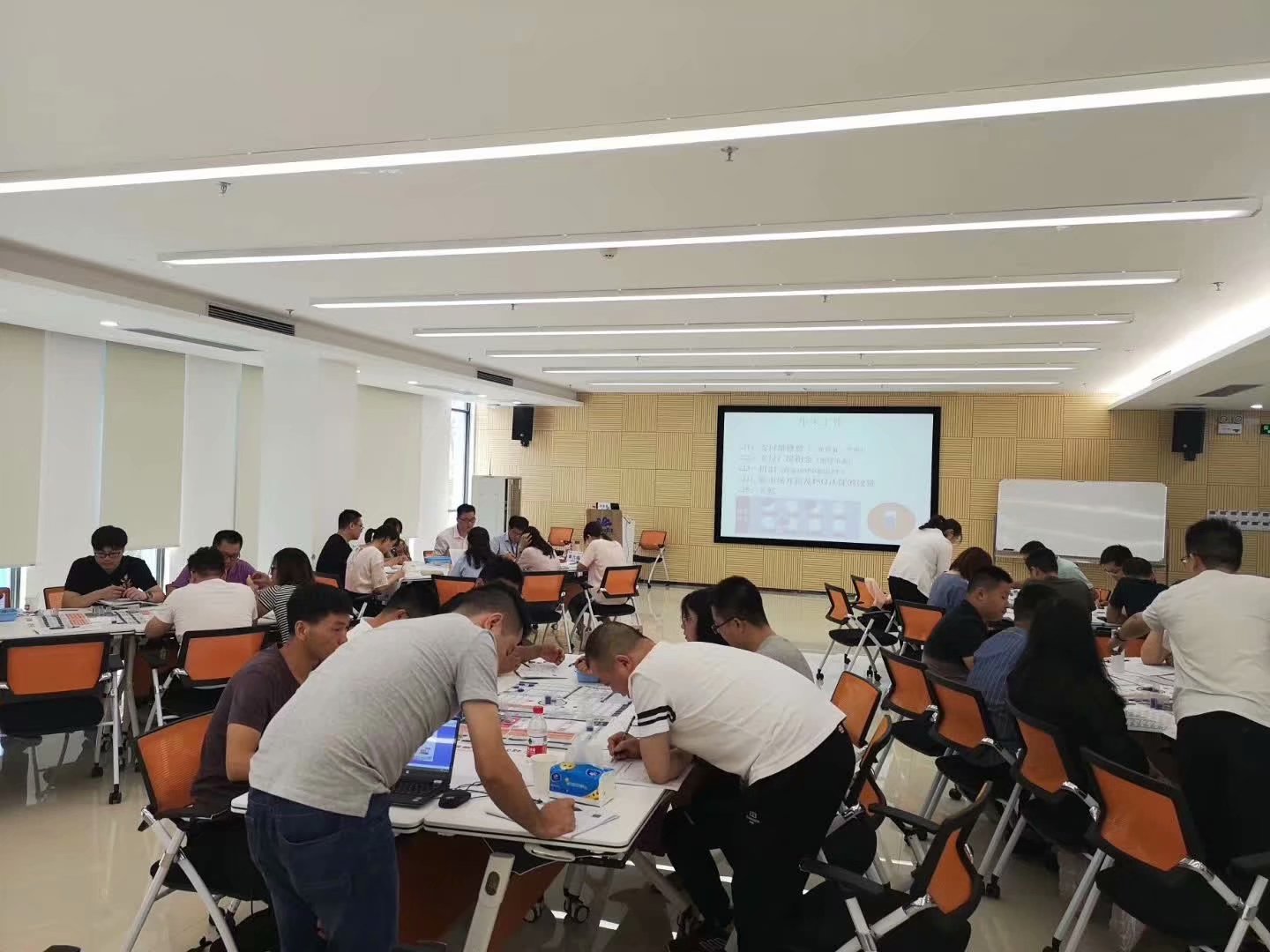 中国沙盘讲师联盟 受邀为 广东某大型知名纸业,讲授《战略管理沙盘模拟》课程