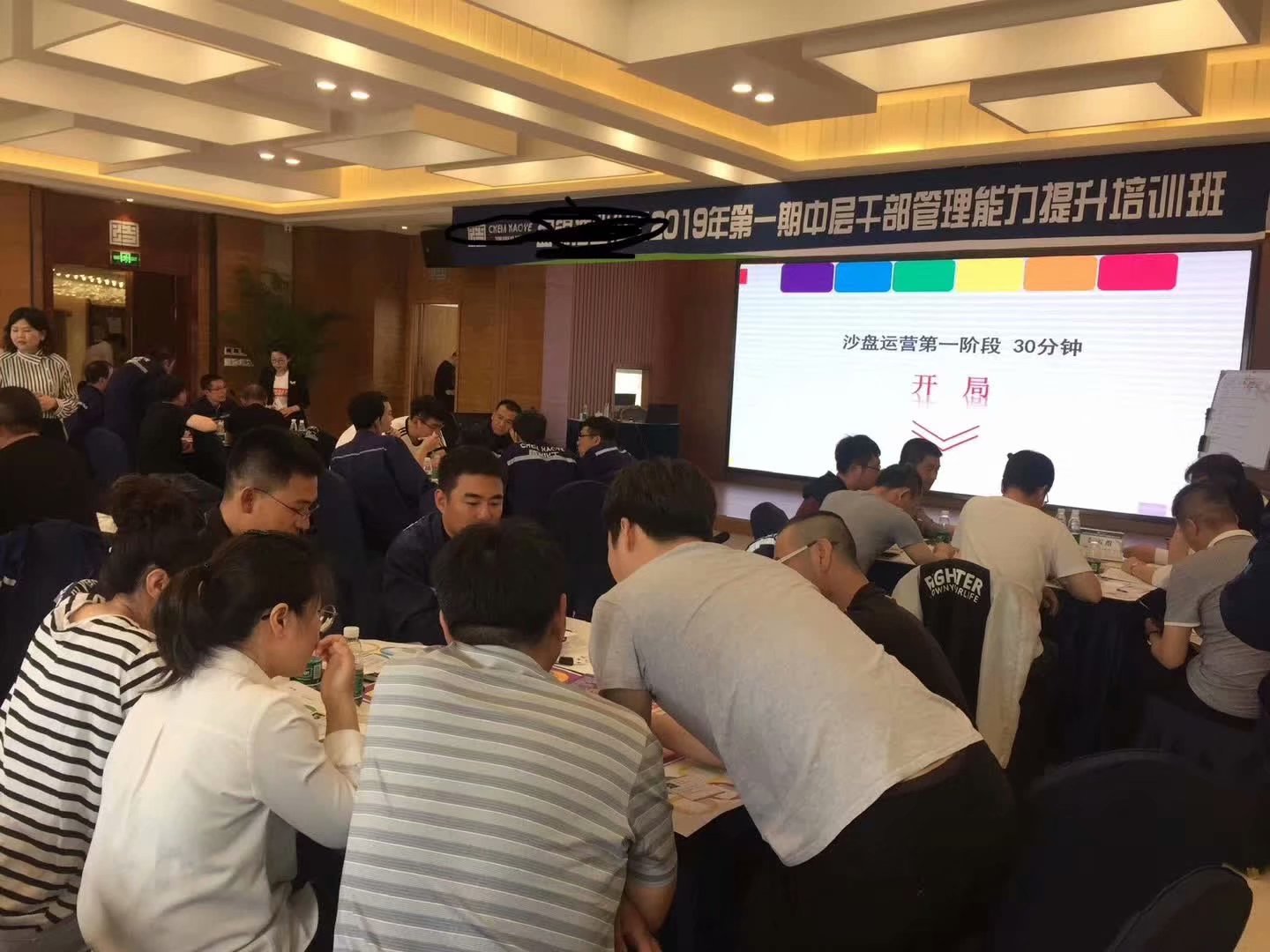 中国沙盘讲师联盟受邀为某化工集团,讲授《智胜管理破局沙盘模拟》课程