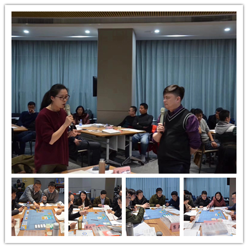 王悦宇老师受邀为 广东某知名机械集团上市公司,讲授《运营致胜沙盘模拟演练》课程