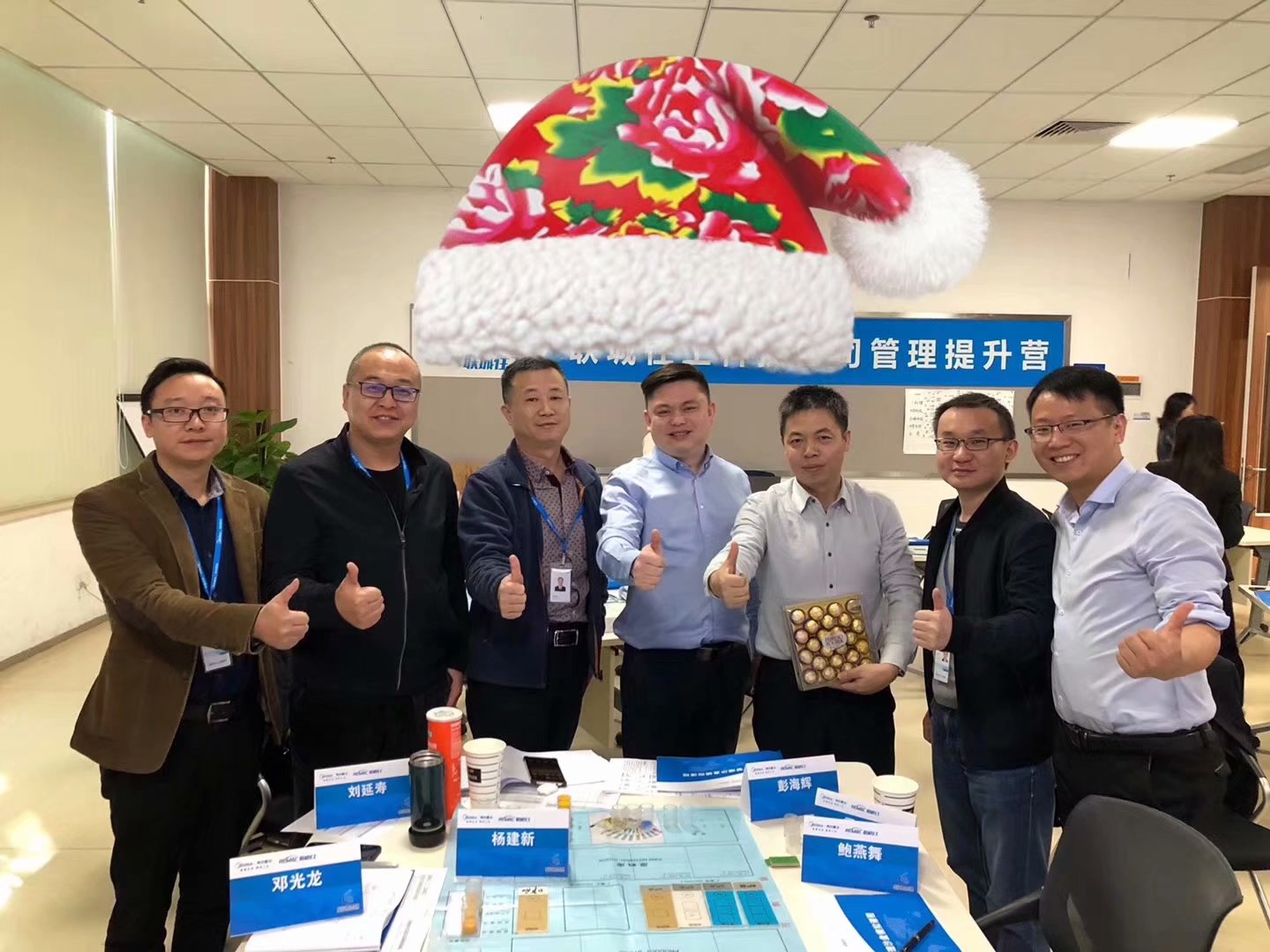 王悦宇老师再次受邀为 美的电器集团,讲授《全面经营管理沙盘模拟》课程