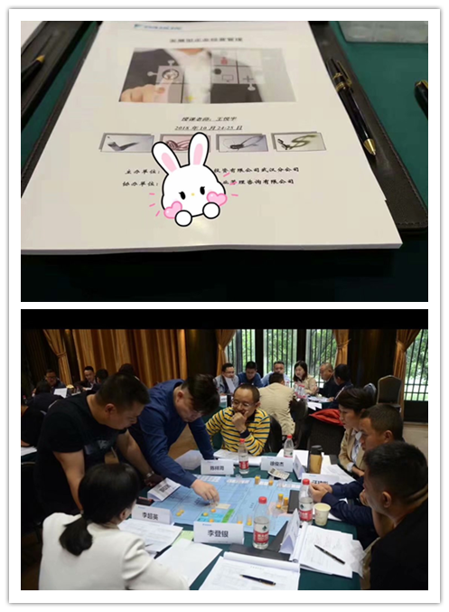 王悦宇老师受邀为 湖北大金中央空调,讲授《发展型企业经营管理沙盘模拟》课程