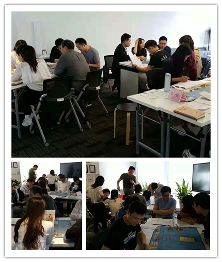 王悦宇老师受邀为 深圳某触摸屏研销产高科技公司,讲授《战略管理沙盘模拟》课程
