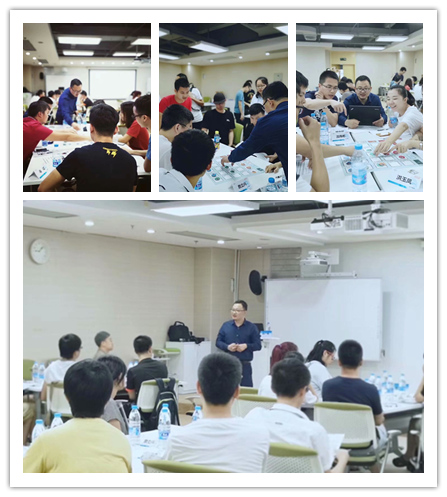 史广青老师再次受邀为 福州上市公司,讲授《MDT团队激励与动机管理沙盘模拟》课程