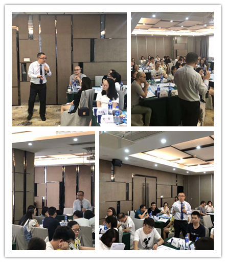 丁大硼老师受邀为 深圳某供应链解决方案的服务商,讲授《非项目经理的项目管理沙盘模拟》课程
