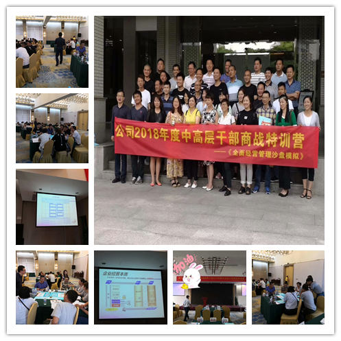 史广青老师受邀为 武汉某大市场有限公司,讲授《全面经营决策沙盘模拟》课程
