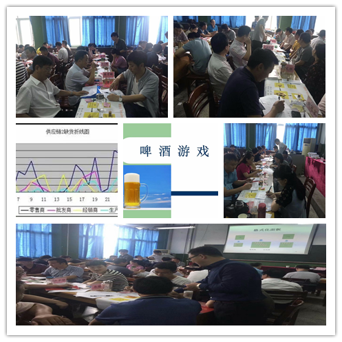 史广青老师受邀为淮北矿业集团,讲授《供应链管理沙盘模拟》课程