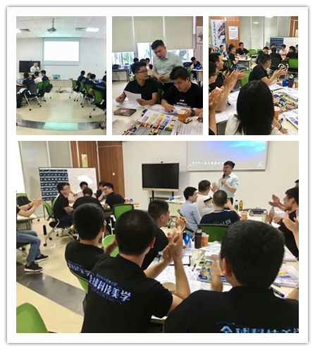 王悦宇老师再次受邀为 美的电器集团，讲授《营销管理沙盘模拟》课程