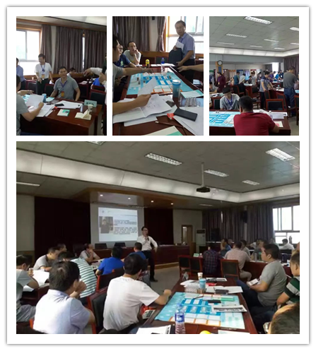 史广青老师受邀为 河北省全省军转干部创业高级研修班, 讲授《企业全面管理沙盘模拟演练》课程