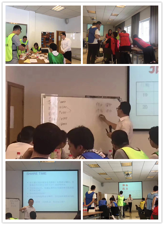 史广青老师受邀为 浙江省某水电站,讲授《凝心聚力锐意前行沙盘模拟》课程