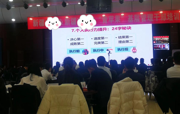 新疆某建设集团《团队凝聚力、执行力、责任心及管理心理学》顺利完成!