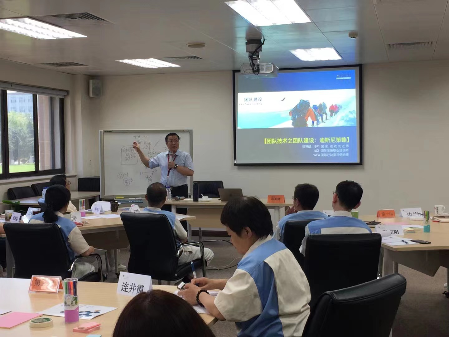 为日本安斯泰来制药中国工厂交付管理干部团队建设Workshop引导工作坊