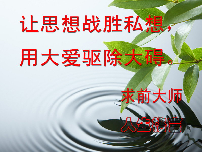中国文明思想教育交流中心《求前大师:当挣钱不再是你的人生终点》