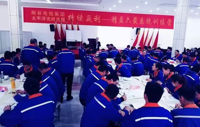 阳谷电缆集团《持续赢利–精益六最系统》训练