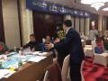 实战派沙盘培训师史广青老师,受邀为某百强地产公司,讲授《房地产项目管理沙盘模拟》课程