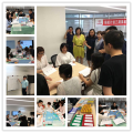 王悦宇老师，受邀为浙江某国际教育集团，讲授《企业全面经营管理沙盘》课程