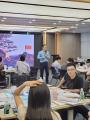 史广青老师受邀为 广州某知名房地产公司,讲授《房地产开发与经营全流程沙盘模拟》课程