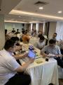 丁大硼老师受邀为 某最知名电器环境公司,讲授《致胜营销管理沙盘模拟》课程