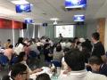 王悦宇老师受邀为 百世物流全国核心加盟商,讲授《战略经营沙盘模拟》课程