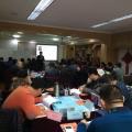 王悦宇老师受邀为 山东某管理学院MBA研修班,讲授《运营管理沙盘模拟》课程