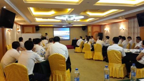 为康百饮品进行东北区营业所长定制化轮训课程交付