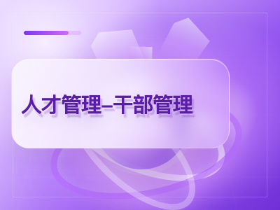 华为人才管理-干部管理